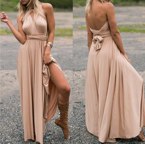 Bandage Convertible Boho Maxi Dress