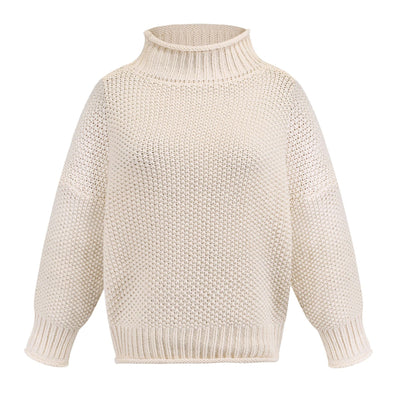 Thick Thread Turtleneck Pullover - RADA LONDON