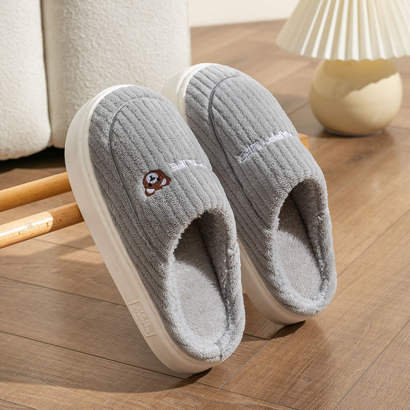 Cute Rabbit Plush Slippers