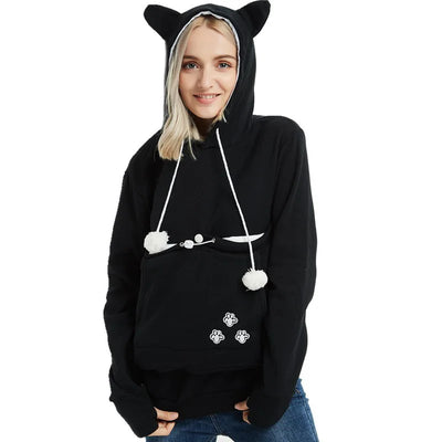 Hoodie With Pet Pocket