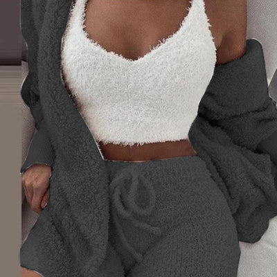 3 Piece Knit Pajama Set