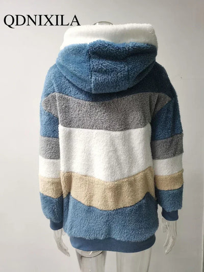 Warm Plush Hooded Jacket