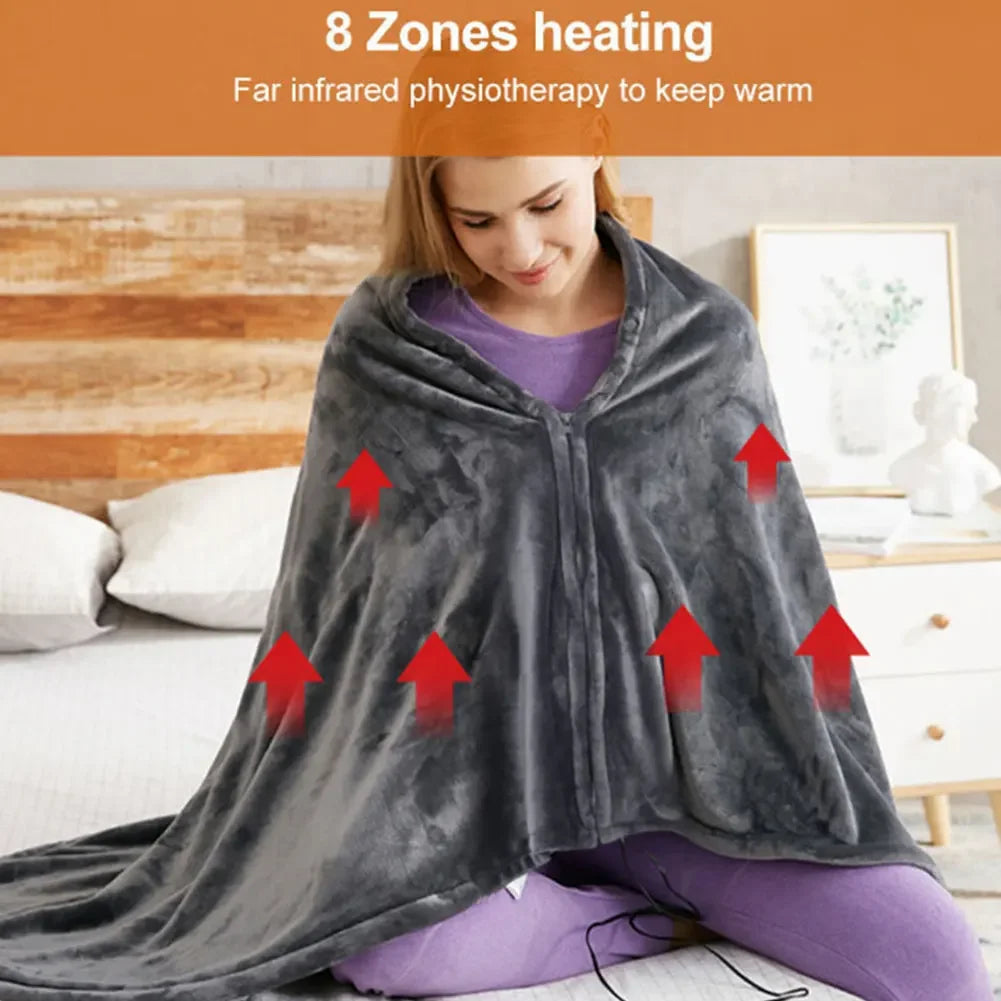 USB Electric Heated Fleece Blanket