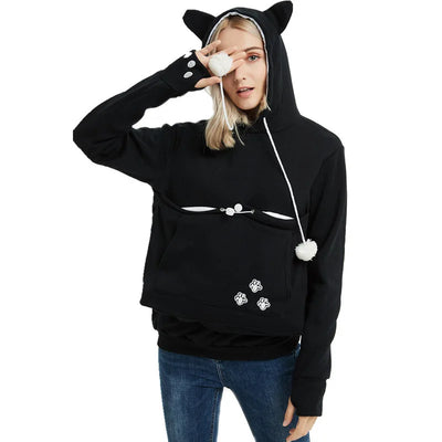 Hoodie With Pet Pocket