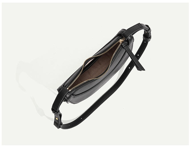 Genuine Leather  Crescent Bag - RADA LONDON